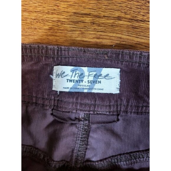 We The Free Joanie Womens Corduroy Brown Button Closure Size 27 Skirt - Picture 3 of 4